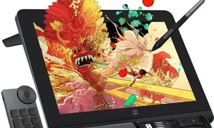 Proses Kreatif Pembuatan Komik Seorang seniman sedang menggambar komik menggunakan tablet grafis