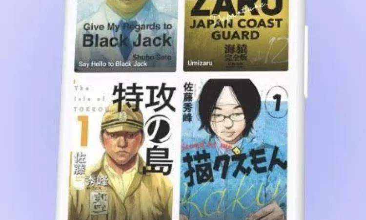 Membaca manga online dengan perangkat digital modern