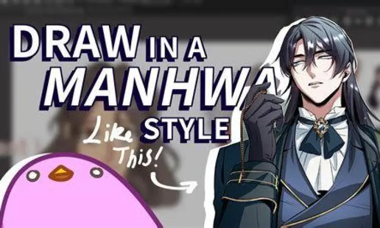 Gaya visual manhwa yang berwarna dan modern