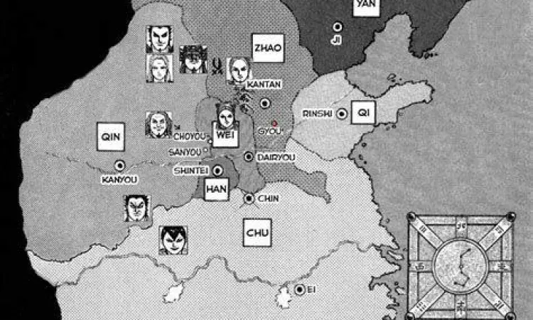 Strategi Militer Kingdom Peta strategi militer dalam manga Kingdom