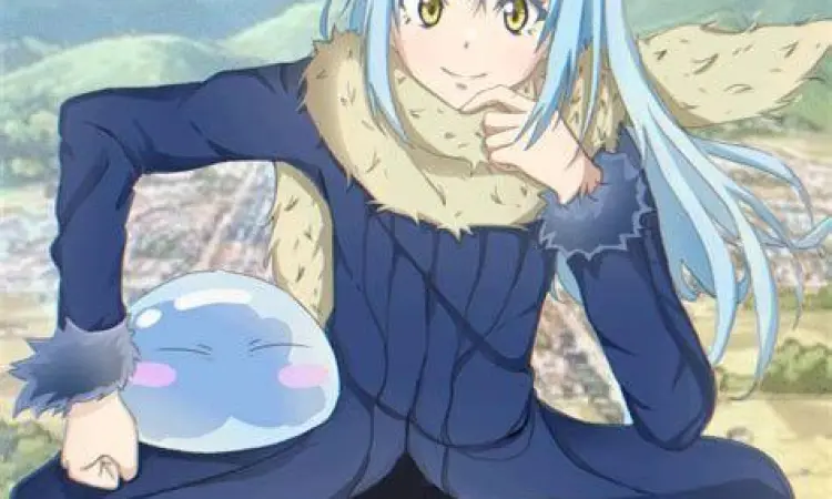 Rimuru Tempest dalam bentuk slime di komik Tensura