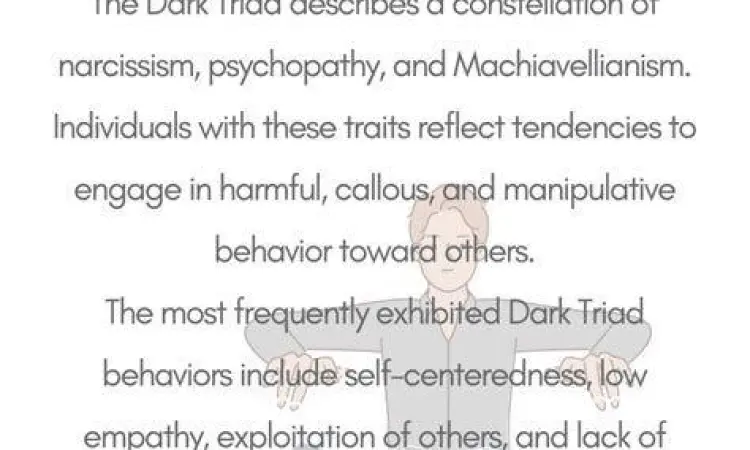 Diagram tiga pilar kepribadian gelap dalam psikologi