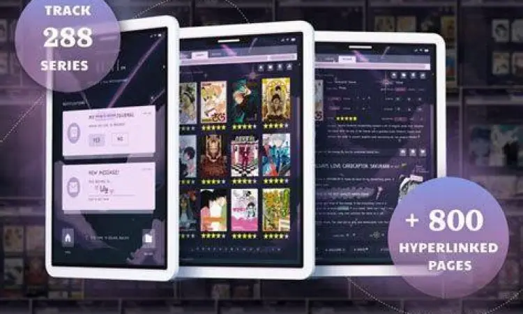 Pengalaman membaca webtoon digital berwarna