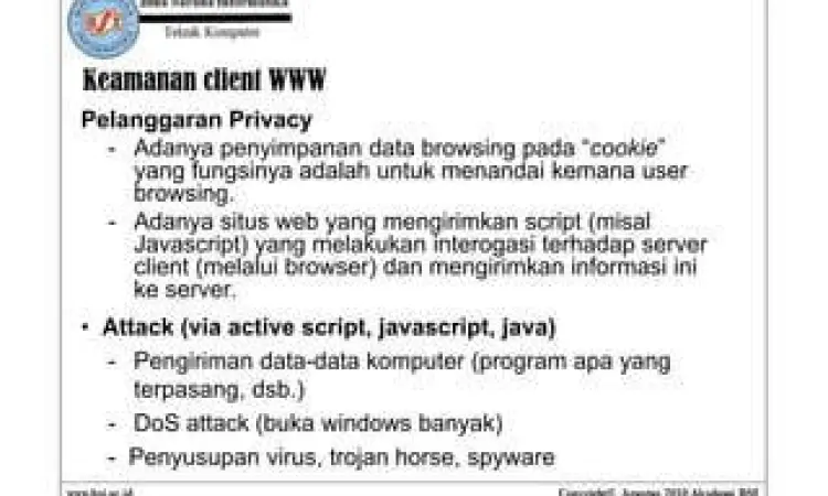 Keamanan saat browsing internet