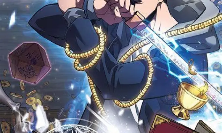 Aksi Seo Joo-heon Adegan aksi Seo Joo-heon dalam manhwa Tomb Raider King