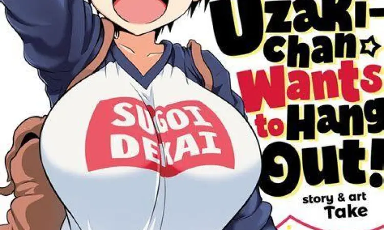 Cover Manga Uzaki-chan Sampul manga Uzaki-chan wa Asobitai! volume pertama