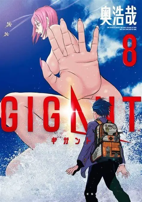 Karakter Papico Gigant Aksi karakter Papico dalam Gigant manga