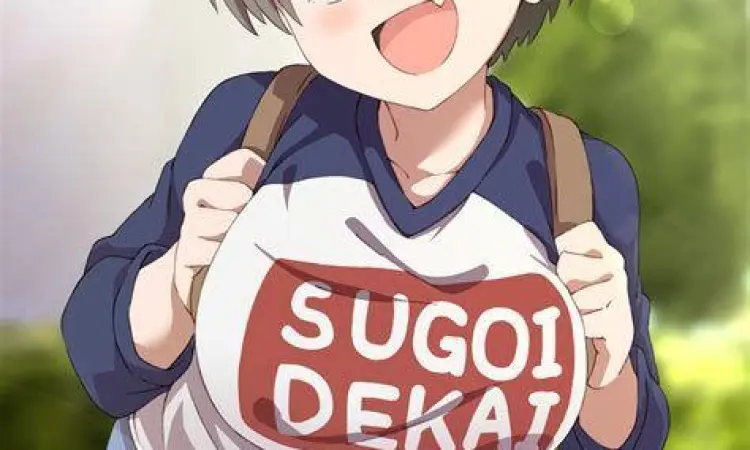 Gaya seni karakter Hana Uzaki dalam manga