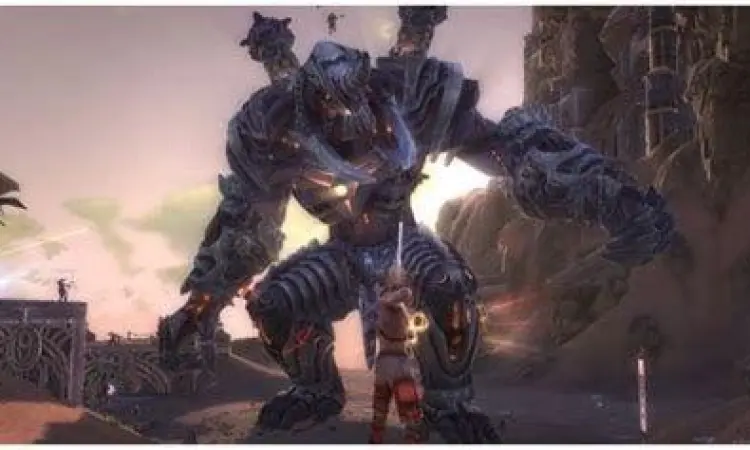 Pertempuran bos besar di konten endgame MMORPG