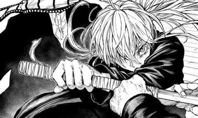 Detail ilustrasi Akira Sakamoto dalam manga