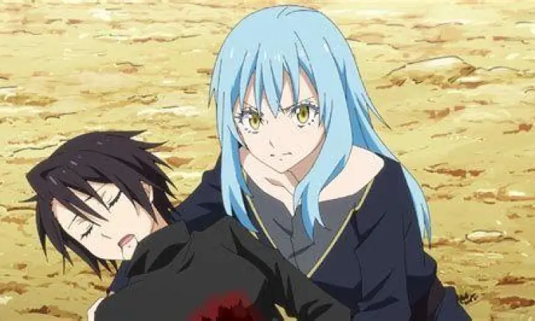 Rimuru Tempest menggunakan kekuatan predator dalam Tensura manga