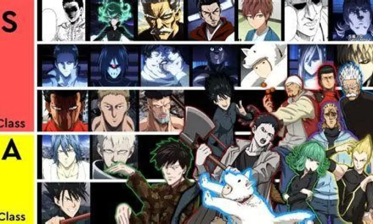 Daftar pahlawan kelas S One Punch Man