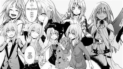 Visualisasi Skill Rimuru Panel manga Rimuru Tempest menggunakan skill Predator