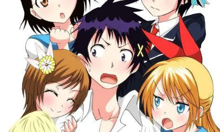 Karakter Utama Nisekoi Karakter utama komik Nisekoi Raku Chitoge dan Onodera
