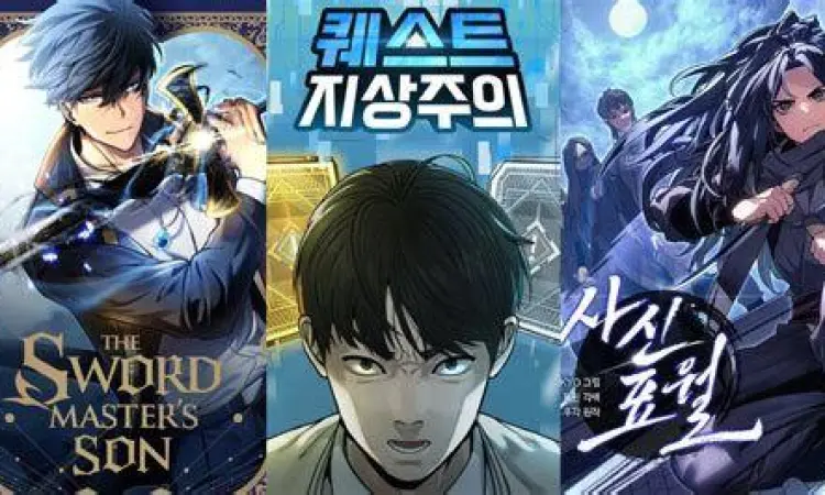 Aksi dramatis dalam komik berwarna dengan efek cahaya