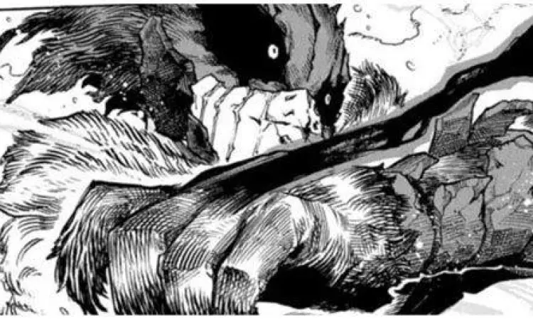 Deku's Dark Evolution Panel manga Deku saat berada di Dark Hero Arc