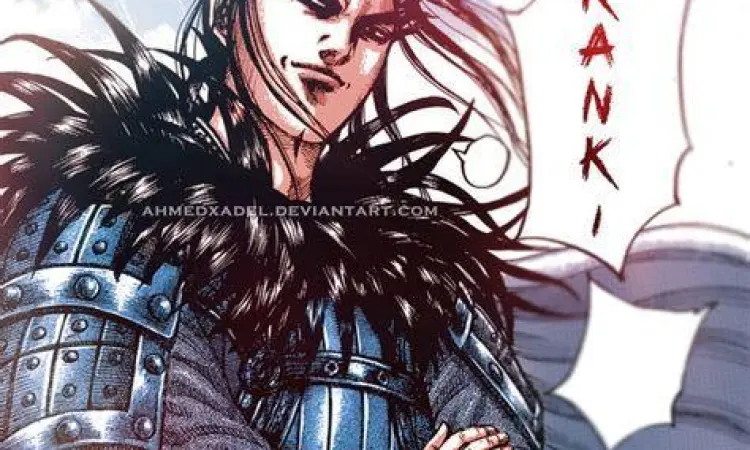 Ekspresi gelap Jenderal Kanki di Kingdom 679