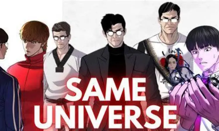 Kolaborasi karakter dalam PTJ Universe