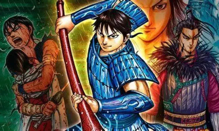 Aksi Shin dalam pertempuran di manga Kingdom