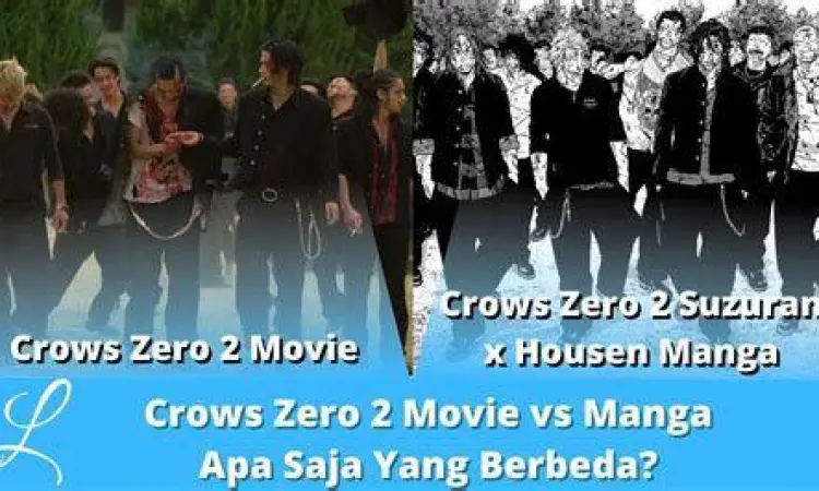 Crows Media Comparison Perbandingan Crows Zero dan Manga Crows
