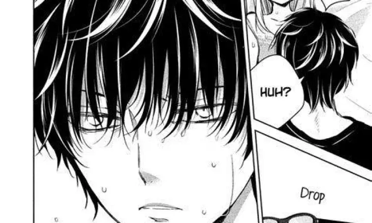 Panel manga Mijuku na Futari de Gozaimasu ga menunjukkan interaksi Ikuma dan Sumika