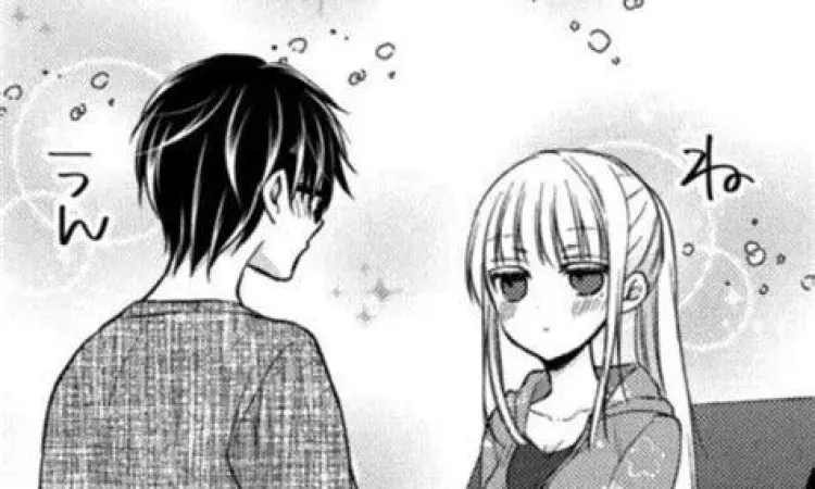 Momen Romantis Saeki Couple Momen romantis antara Ikuma dan Sumika dalam manga