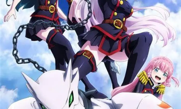 Adaptasi Anime Chained Soldier Visual anime Mato Seihei no Slave oleh Studio Seven Arcs