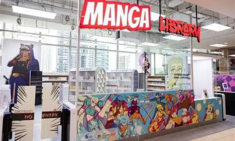 Tampilan perpustakaan digital manga di Komikindo