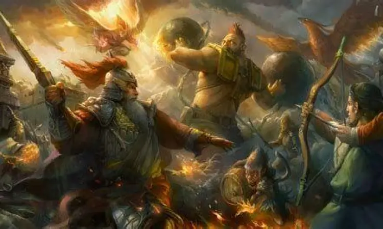 Pertempuran Epik Pertarungan kolosal antar sekte dalam komik God of Martial