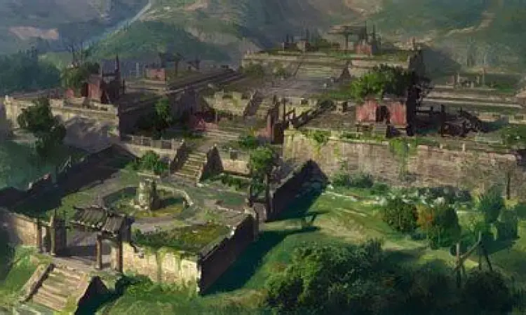 Tempat latihan mistis di pegunungan