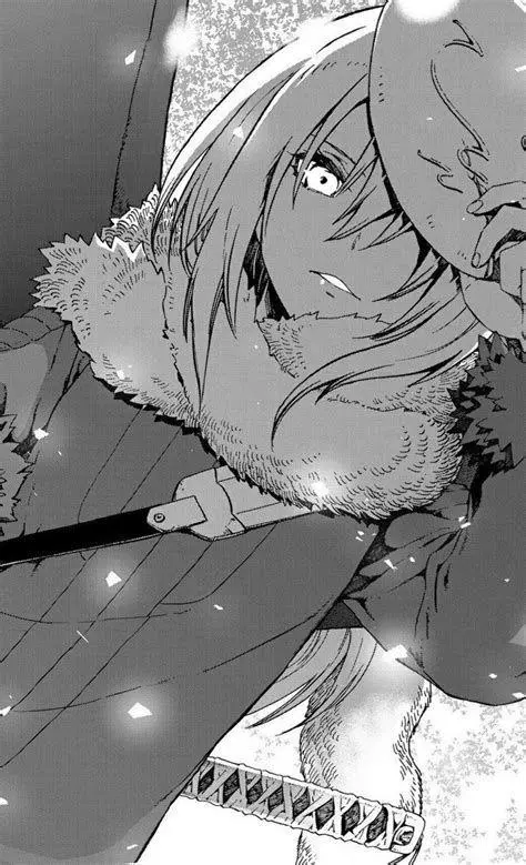 Karakter Rimuru Tempest Ilustrasi Rimuru Tempest dalam versi manga