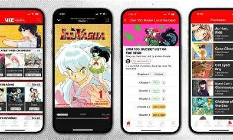 Aplikasi baca komik digital di smartphone