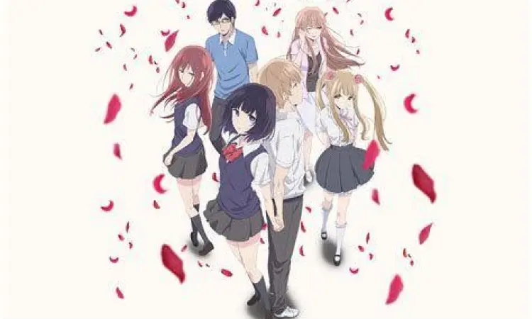 Visual Background Kuzu no Honkai Artistic background art dari anime Kuzu no Honkai