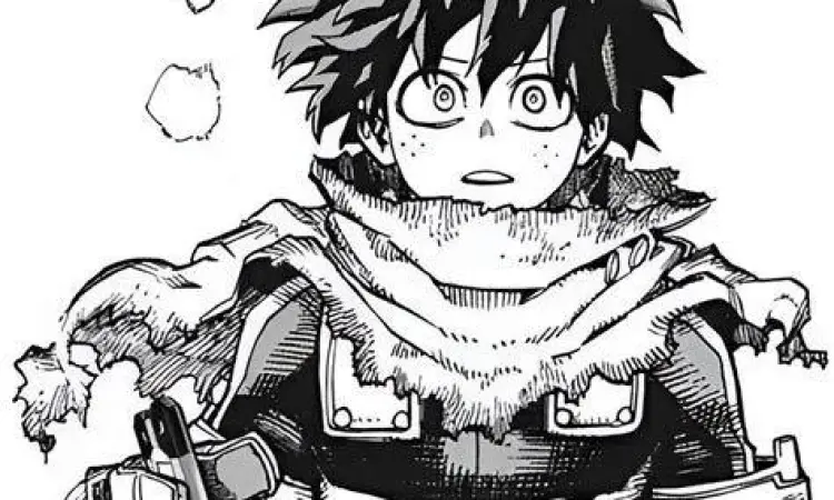 Panel manga Izuku Midoriya boku no hero academia manga sub indo