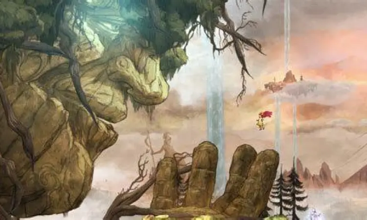 Pemandangan negeri Lemuria yang magis