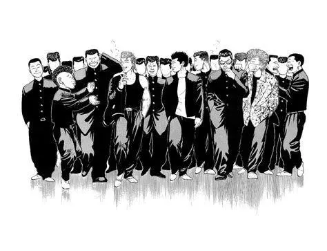 SMA Suzuran Sekolah Para Gagak Ilustrasi SMA Suzuran dalam manga Crows