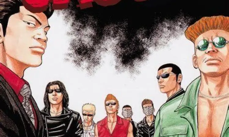 Artwork manga Crows karya Hiroshi Takahashi