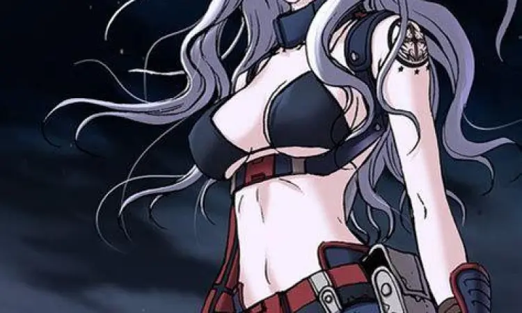 Aksi karakter Kana dalam leviathan komik