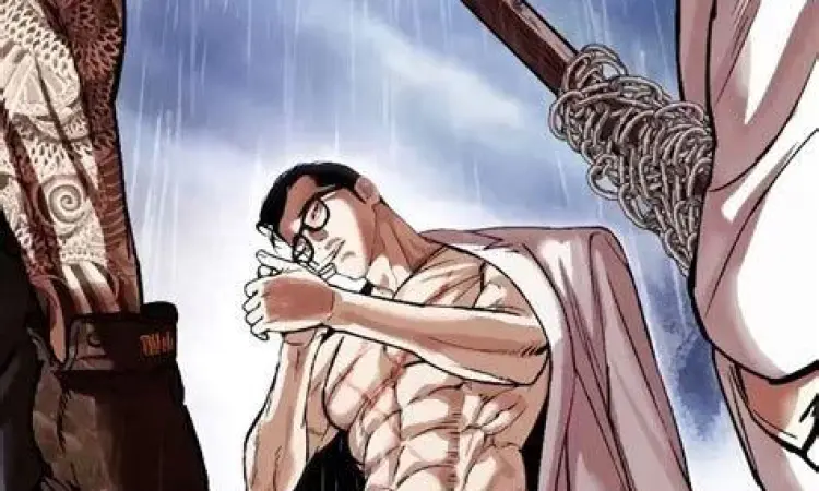 Aksi Lookism Chapter 399 Adegan pertarungan Lookism 399 sub Indo