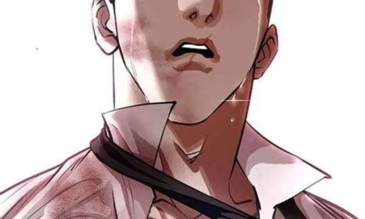 Kepemimpinan Jake Kim Jake Kim memimpin Big Deal di Lookism 399