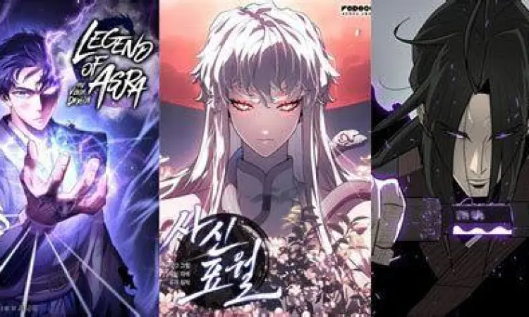 Perbandingan seni visual manhwa Murim populer