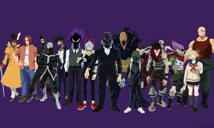 Grup antagonis utama Boku no Hero komik