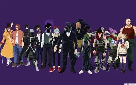 League of Villains Grup antagonis utama Boku no Hero komik