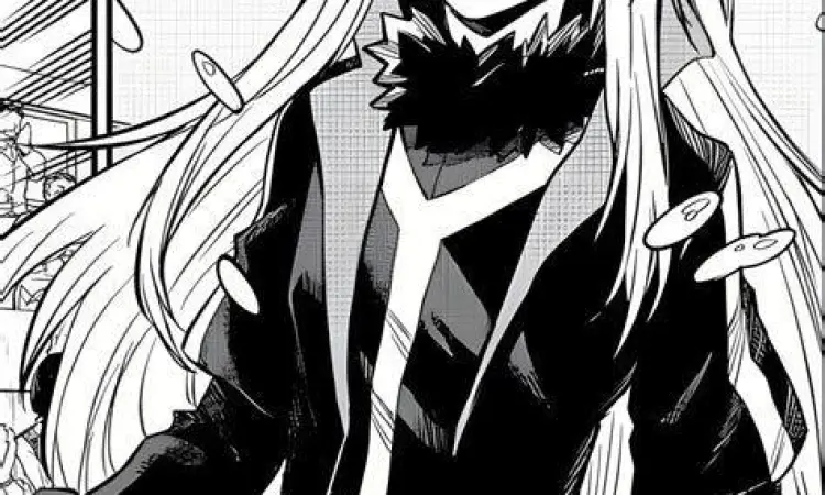 Panel manga Rimuru Tempest menggunakan skill Predator