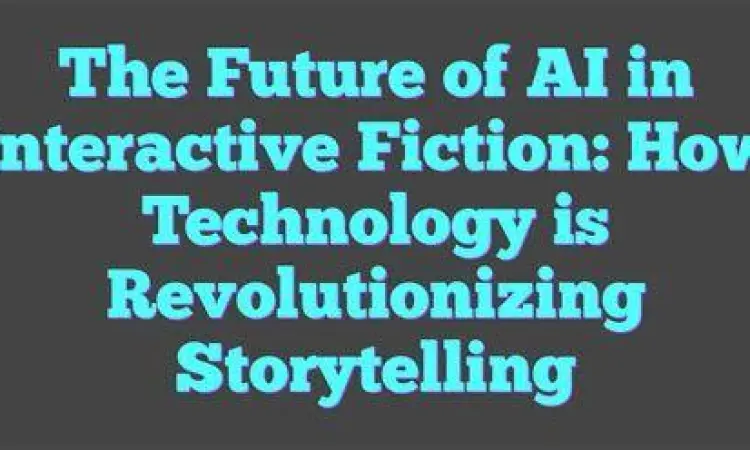 Ilustrasi masa depan fiksi interaktif