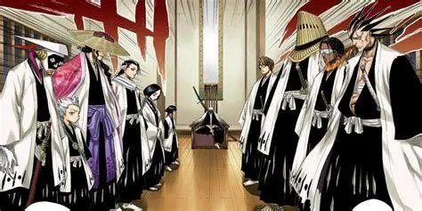Kapten Gotei 13 Para Kapten Gotei 13 dalam manga Bleach
