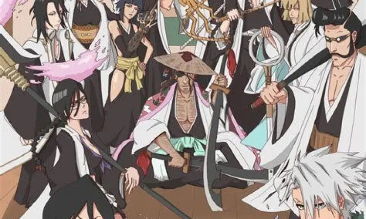 Kapten Gotei 13 Para kapten Gotei 13 dalam manga Bleach