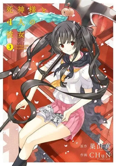 Art Style Shinigami-sama to 4-nin no Kanojo Ilustrasi karakter dari manga Shinigami-sama to 4-nin no Kanojo