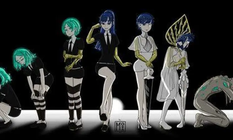 Transformasi Phos Evolusi karakter Phosphophyllite dalam manga