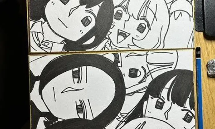 Perbandingan gaya seni Toshiya Wakabayashi di Tsurezure Children